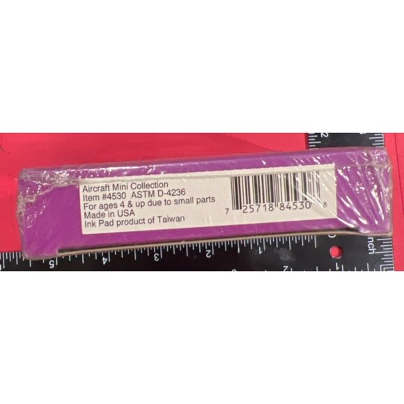 Aircraft Mini Rubber Stamp Collection by Inkadinkado 4530 - Picture 3 of 3